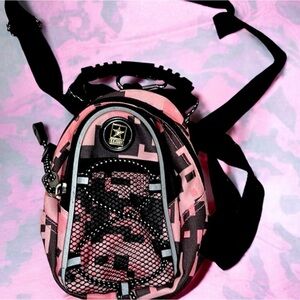 U.S. Army Pink Camouflage Mini Backpack Crossbody Bag